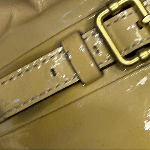 Coach Yellow Patent Leather Satchel - Picture 12 of 13